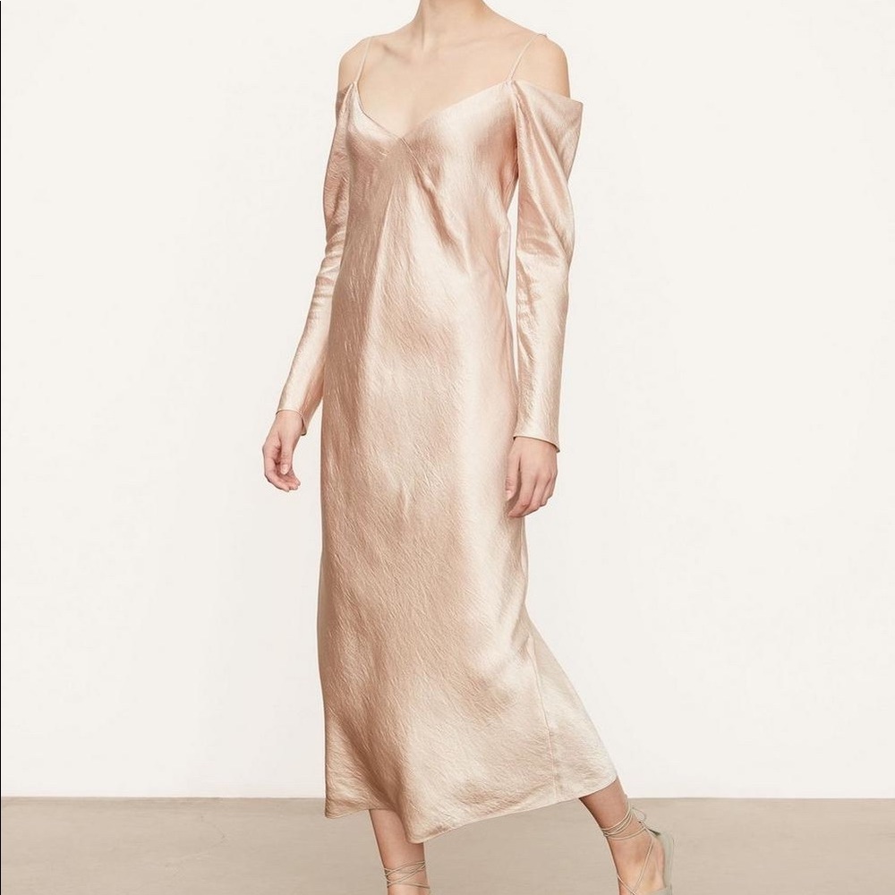 Vince draped slip dress